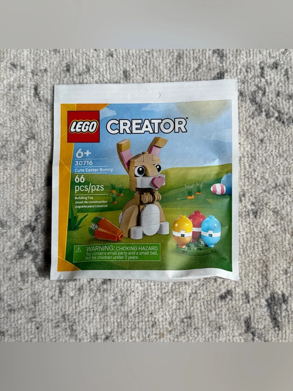 LEGO Easter Bunny Surprise 40764 and LEGO Creator Cute Easter Bunny 30716 NEW